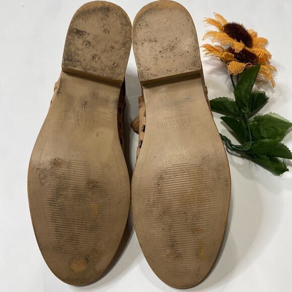 Anthropologie Musse & Cloud Calia Leather Perforated Booties Size 8 - Picture 12 of 13